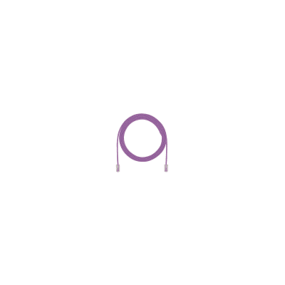 Cable de Parcheo UTP Cat6A, CM/LSZH, Diámetro Reducido (28AWG), Color Violeta, 0.30 Metros (1 Pie) | UTP28X1VL