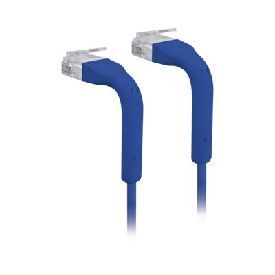 UniFi Ethernet Patch Cable Cat6 de 1 Metro (3.28 Pies), Color Azul | UC-PATCH-1M-RJ45-BL