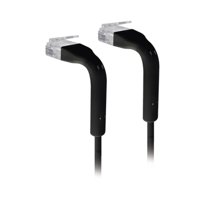 UniFi Ethernet Patch Cable Cat6 de 1 Metro (3.28 Pies), Color Negro | UC-PATCH-1M-RJ45-BK