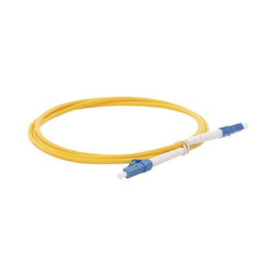 Jumper de Fibra Óptica Monomodo LC/UPC-LC/UPC Simplex de 1 Metro (3.28 Pies), 3mm | LPSM3LCULCUS1