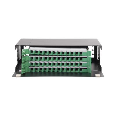 Distribuidor de Fibra Óptica con Bandejas Deslizables, Vacío, 19 Pulgadas (48.26 cm), Acepta 48 Adaptadores LC Duplex o LC Simplex o 48 SC Simplex, 3U | LP-ODF-8048