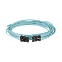 Jumper de Fibra Optica Multimodo 50/125 OM3, LC-LC Duplex, OFNR (Riser), Color Aqua, 3 Metros (9.84 Pies) | FX2ERLNLNSNM003