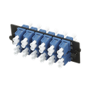 Placa Acopladora de Fibra Optica FAP, Con 12 Conectores LC Duplex (24 Fibras), Para Fibra Monomodo OS1/OS2, Color Azul | FAP12WBUDLCZ