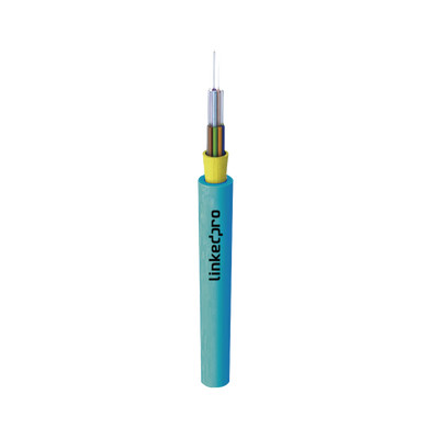 Cable de Fibra Óptica Multimodo OM4 50/125, 12 Hilos, para Interior, Tight Buffer 900µm, OFNR Riser, Dieléctrica, Precio Por Metro, (Hasta 2000 Metros en un Solo Tramo de Cable) | LP-IC-OM4-R-12