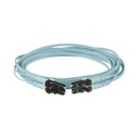 Jumper de Fibra Optica Multimodo 50/125 OM3, LC-LC Duplex, OFNR (Riser), Color Aqua, 4 Metros (13.12 Pies) | FX2ERLNLNSNM004