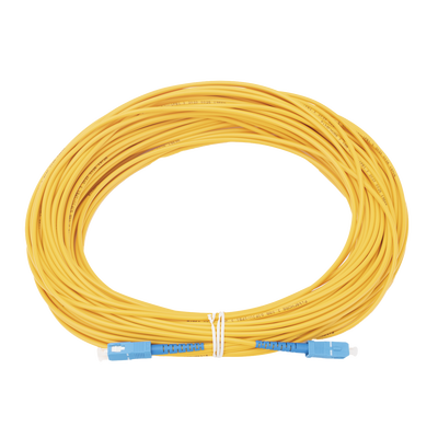 Jumper de Fibra Óptica Monomodo SC/UPC-SC/UPC Simplex de 30 Metros (98.43 Pies), 3mm | LPSM3SCUSCUS30