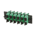 Placa Acopladora de Fibra Optica FAP, Con 12 Conectores SC/APC (12 Fibras), Para Fibra Monomodo OS1/OS2, Color Verde | FAP12WAGSCZ
