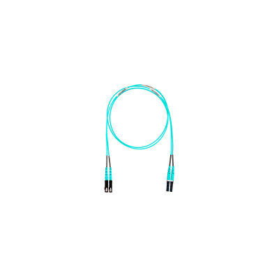 Jumper de Fibra Optica Multimodo 50/125 OM4, LC-SC Duplex, LSZH, Color Aqua, 6 Metros (19.69 Pies) | FZ2ELLNSNSNM006