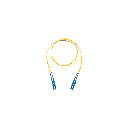 Jumper de Fibra Optica Monomodo 9/125 OS2, LC-LC Duplex, OFNR (Riser), Color Amarillo, 8 Metros (26.25 Pies) | F92ERLNLNSNM008