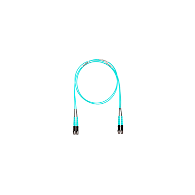 Jumper de Fibra Óptica Multimodo 50/125 OM4, SC-SC Duplex, OFNR (Riser), Color Aqua, 3 Metros (9.84 Pies) | FZ23RSNSNSNM002