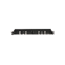 Panel de Distribución de Fibra Óptica, Acepta 18 Cassettes HD Flex en 4 Espacios, Hasta 144 Fibras, 1 UR | FLEX1UPN04