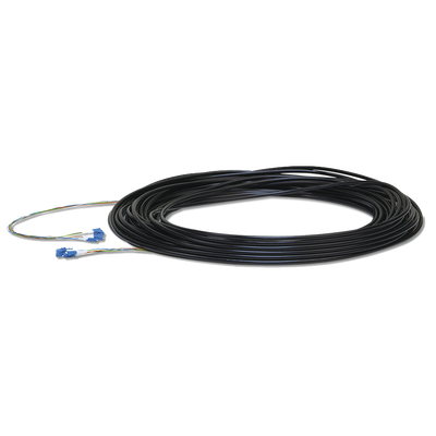 Fibercable de 18.29 Metros (60 Pies) Monomodo (SM) con Conectores LC, Ideal para Equipos Edgerouter, Edgeswitch y Edgepoint. | FC-SM-200