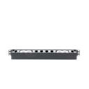 Organizador de Cables Horizontal de 1U para Rack de 19", Fabricado en Polímero Resistente a Deformaciones y Rayones | LP-ORG-01