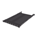 Charola Ventilada para Soportar Equipos en Rack, Profundidad Ajustable de 495 a 965 mm, 1U, Color Negro | LPRVSH49-961U