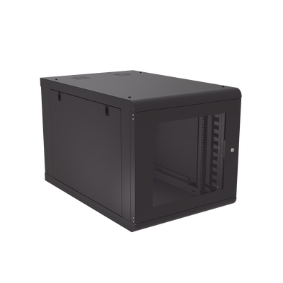 Gabinete de Pared 12U de 1027 mm de Profundidad: Máxima Profundidad y Protección en Acero Reforzado, Ideal para UPS y Servidores de 19" | SR-1912-GN2DG