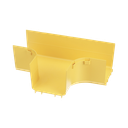 Accesorio en T Horizontal, Con Ángulos a 90º, Para Canaletas FiberRunner™ 4X4, Color Amarillo | FRT4X4LYL