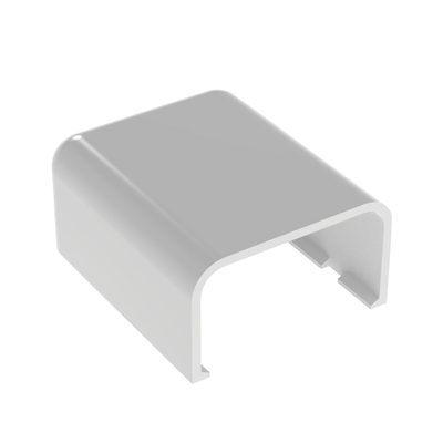 Tapa Final, para uso con canaleta LD10, material ABS, Color Blanco | ECF10WH-X