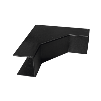 Esquinero Interior Color Negro de PVC Auto Axtinguible, Para Canaleta TMK-1720-N-CC (5220-02003) | TMK-1720-EI-N