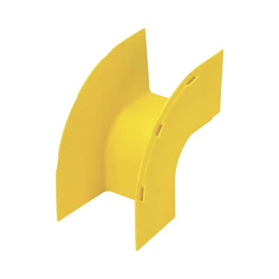 Bajada Vertical Exterior de 90º, Para uso con Canaletas 4X4 FiberRunner™, Color Amarillo | FROVRA4X4LYL