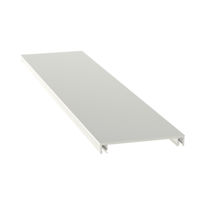 Cubierta para canaleta T-70, de PVC rígido, 70.1 x 9.1 x 1828.8 mm, Color Blanco | T70CWH6