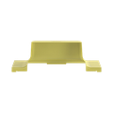 Tapa de Bajada Vertical FRSPJ4X4LYL, Para Canaleta FiberRunner® 4X4, Color Amarillo | FRSPJC44LYL