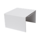 Pieza de Unión Color Blanco de PVC Auto Extinguible Para Canaleta TMK-4577 (5550-02001) | TMK-4577-U