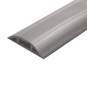 Canaleta flexible gris de PVC auto extinguible,  (Rollo de 25mts.) (9300-05030) | FLEXIDUCTHOG-Y-25