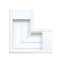 Sección en "L" color blanco de PVC auto extinguible,  para canaleta TEK100 (5576-12100) | TEK-100-L