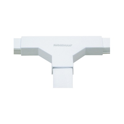 Sección en "T" color blanco de PVC auto extinguible, para canaletas TMK1020, TMK1020SD, TMK1020CD (5140-02001) | TMK-1020-T