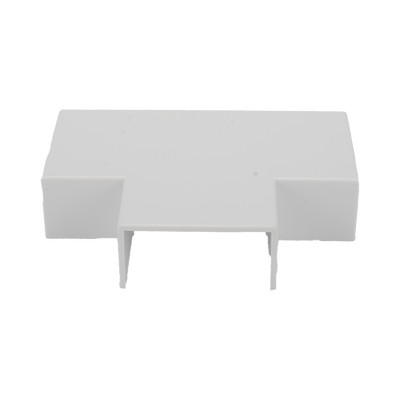 Sección en "T" color blanco de PVC auto extinguible, para canaletas TMK1735, TMK1735SD (5340-02001) | TMK-1735-T