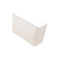 Tapa final en color blanco de PVC auto extinguible,  para canaleta TEK100 (5591-02001) | TEK-100-F
