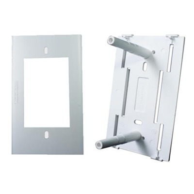 Tapa universal INKA y soporte de PVC auto extinguible y aluminio (8181-80002) | INKA-100-UNI