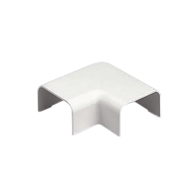 Conexión en ángulo recto "L", para uso con canaleta LD10, material ABS, Color Blanco Mate | RAF10IW-X