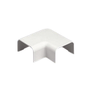 Conexión en ángulo recto "L", para uso con canaleta LD10, material ABS, Color Blanco Mate | RAF10IW-X