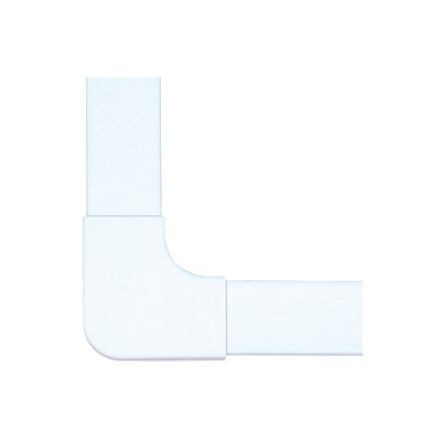 Sección en "L" color blanco de PVC auto extinguible,  para canaleta PT48 (6130-01002) | PT-48-L