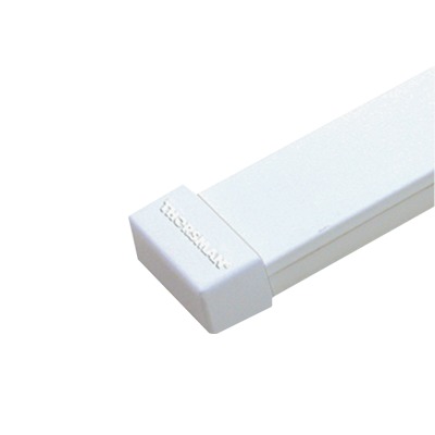 Tapa final color blanco de PVC auto extinguible, para canaleta TMK1720 (5290-02001) | TMK-1720-F