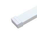 Tapa final color blanco de PVC auto extinguible, para canaleta TMK1720 (5290-02001) | TMK-1720-F