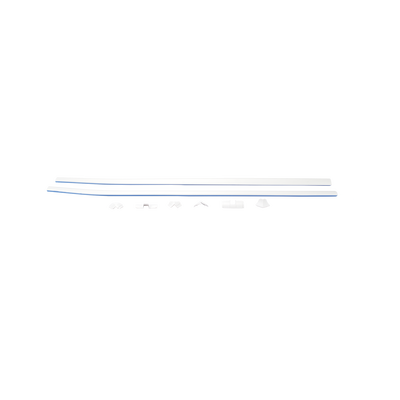 El Kit de Canaleta 90° Con División Ideal Para Organizar y Ocultar cables en esquinas o en instalaciones con ángulos de 90°., Con Cinta Adhesiva Para una Instalación Más Rápida, (5601-01250) | TH-CAN-90CD