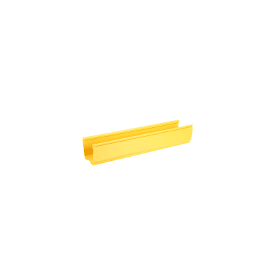Canaleta FiberRunner™ 4X4, de PVC Rígido, Color Amarillo, 3 m de Largo | FR4X4YL10