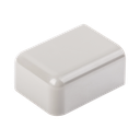 Tapa Final, para uso con canaleta LD10, material ABS, Color Gris | ECF10IG-X