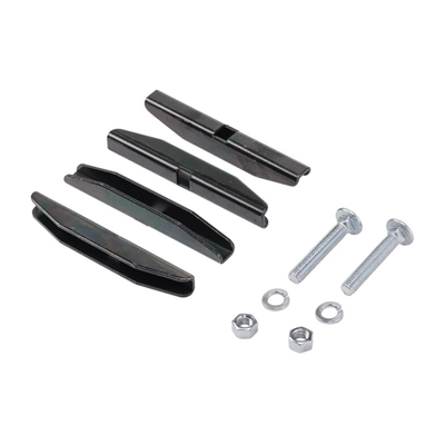 Accesorio de Empalme (Unión), Para Conexión de Escalerilla Recta, Curvas Interiores y Exteriores, de Acero, Color Negro | LBSKB