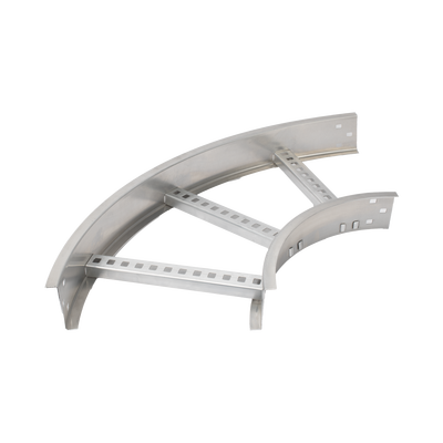 Curva Horizontal de Aluminio de 90° Perfil Z / Peralte 3 1/4" / Ancho 12" / Radio 8" / Incluye Tornillería (CHC90EZ314R8X12AK) | CHC908R8X12AK