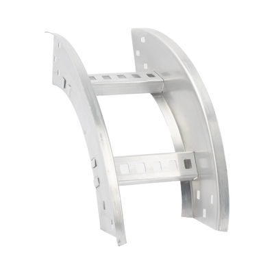 Curva Vertical Exterior de Aluminio de 90° Perfil Z / Peralte 3 1/4" / Ancho 6" / Radio 8" / Incluye Tornillería | CH-VE-908R8X6AK