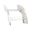 Curva Vertical Exterior de Aluminio de 90° Perfil Z / Peralte 3 1/4" / Ancho 9" / Radio 8" / Incluye Tornillería (CHVE90EZ314R8X9AK) | CHVE908R8X9AK