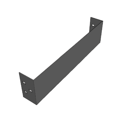 Placa de Cierre para Escalera de Aluminio / Peralte 3 1/4" / Ancho 12" / Incluye Tornillería (CHPCE314X12AK) | CH-PCE812ALK