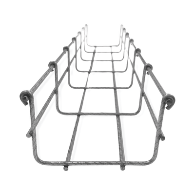 Charola Bimetálica Tipo Malla 66/100 mm, Ideal Para Utilizarse al Exterior o Zonas Húmedas, Hasta 105 Cables Cat6, Tramo de 3 Metros | MG-50-931BM