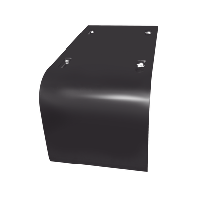 Bajada para cable de 100 mm de ancho, con baño de pintura epóxica en color NEGRO | CH-BAL100EP