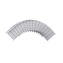 Curva Pre-Fabricada Horizontal de 90° con medidas de 33 mm de Peralte y 50 mm Ancho (33/50 mm) | CH-C90-33/50EZ