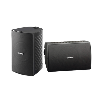 Altavoz de Montaje en Pared | 2 vias | Woofer 4" | Tweeter 1" | IPX3 | 8 ohms | 70/100V | Color Negro | Par | VS4