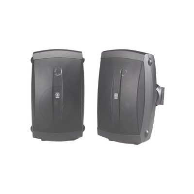 Altavoces de Montaje en Superficie de 2 vias | Woofer 5 in, Tweeter 0.5 in | Semi-Exterior, 6 ohms | Par Color Negro | NSAW150